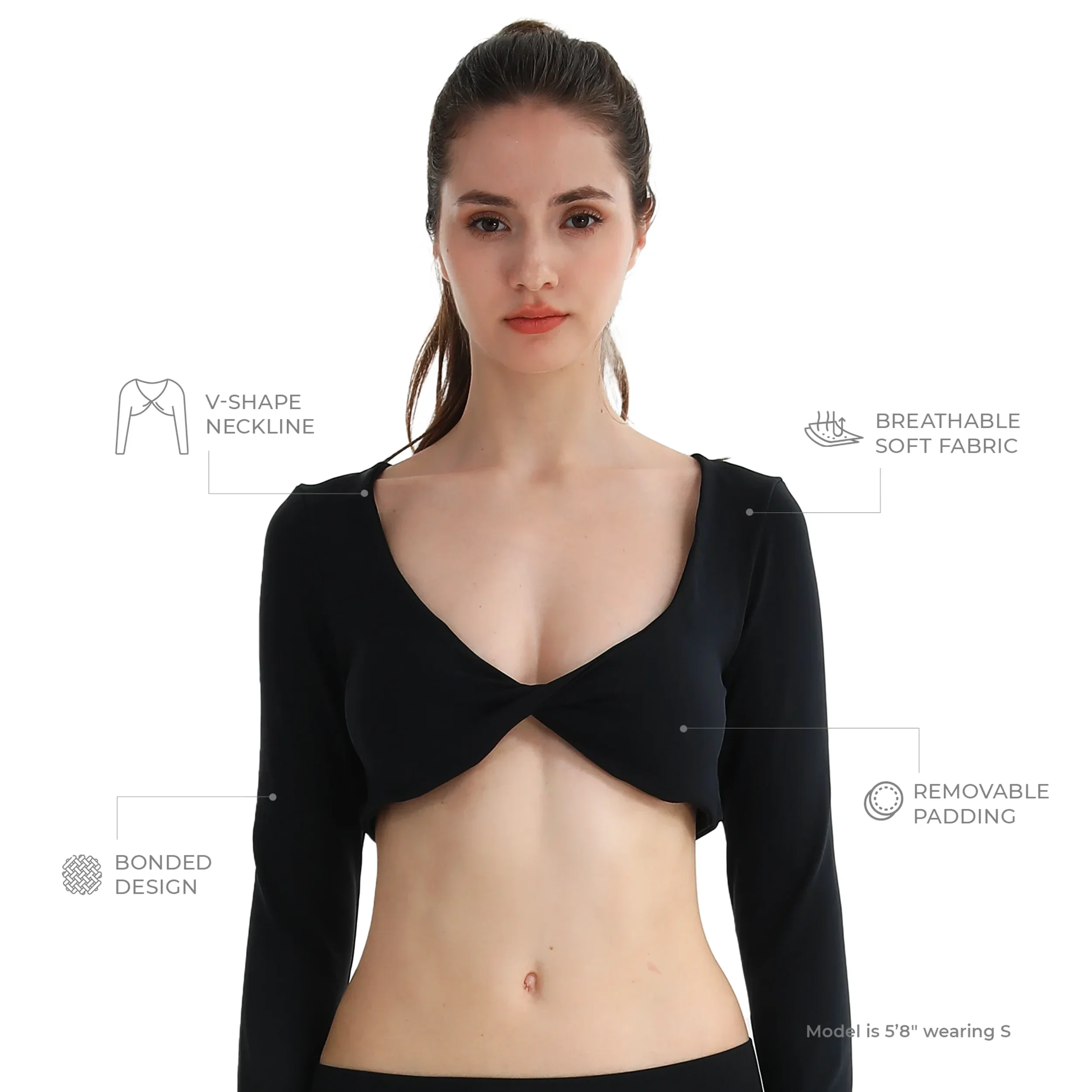 Core Wrap Crop Top - Image 8