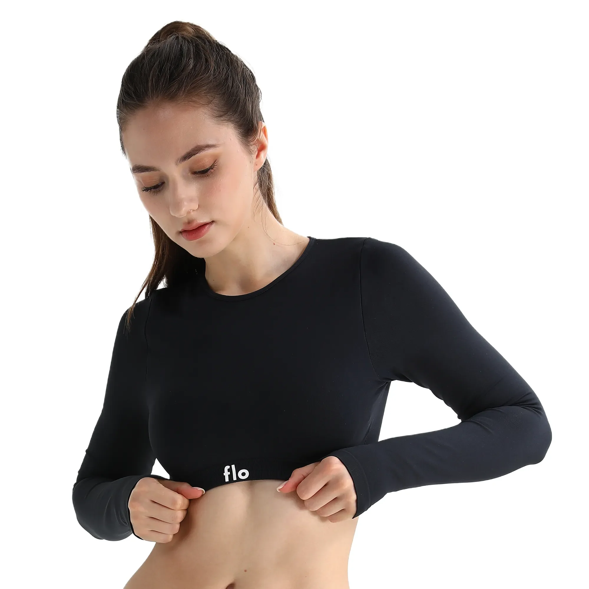 Form Long Sleeve Crop Top - Image 11