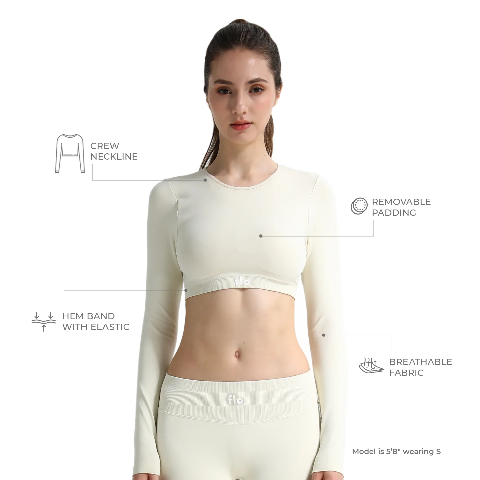 Form Long Sleeve Crop Top - Image 18