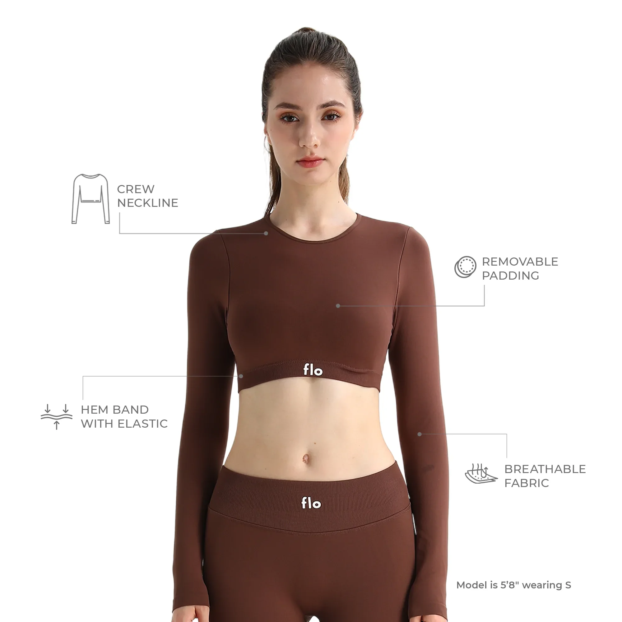 Form Long Sleeve Crop Top - Image 26