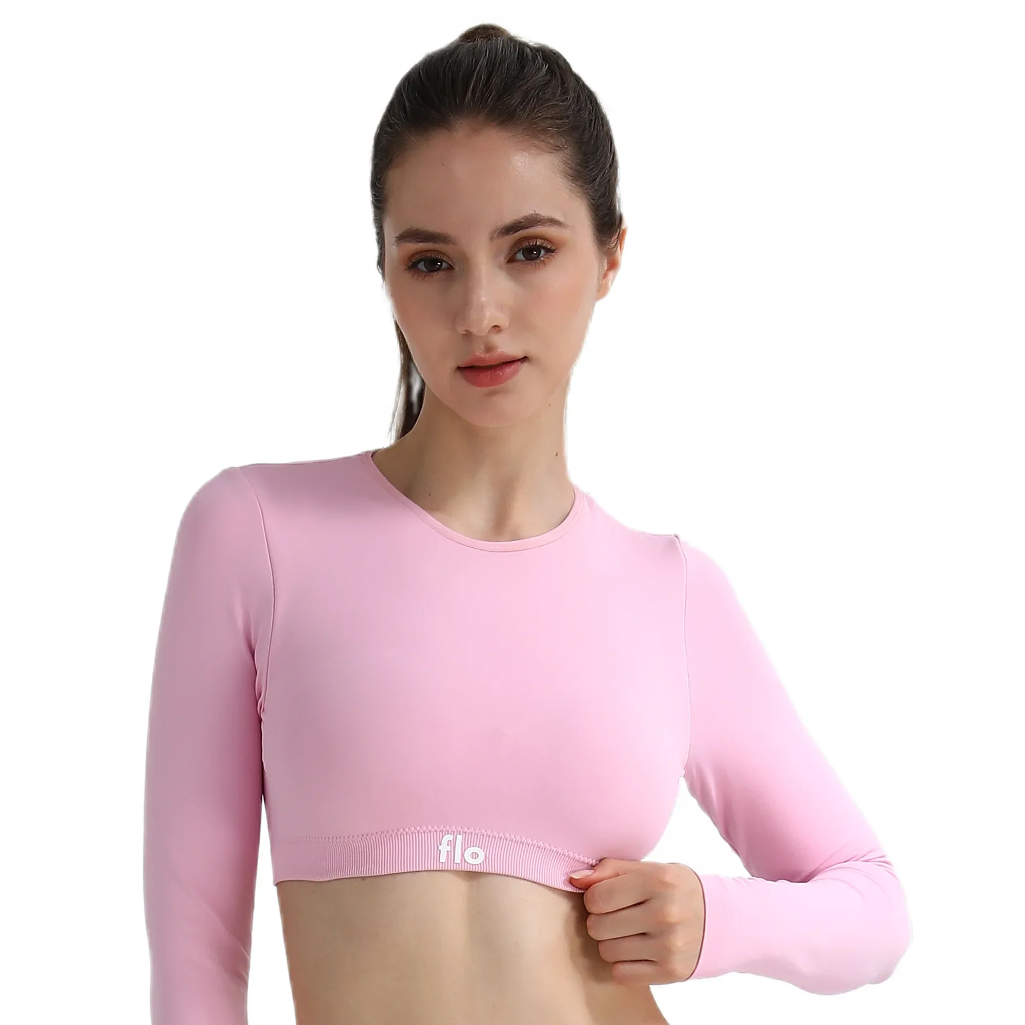 Form Long Sleeve Crop Top - Image 3
