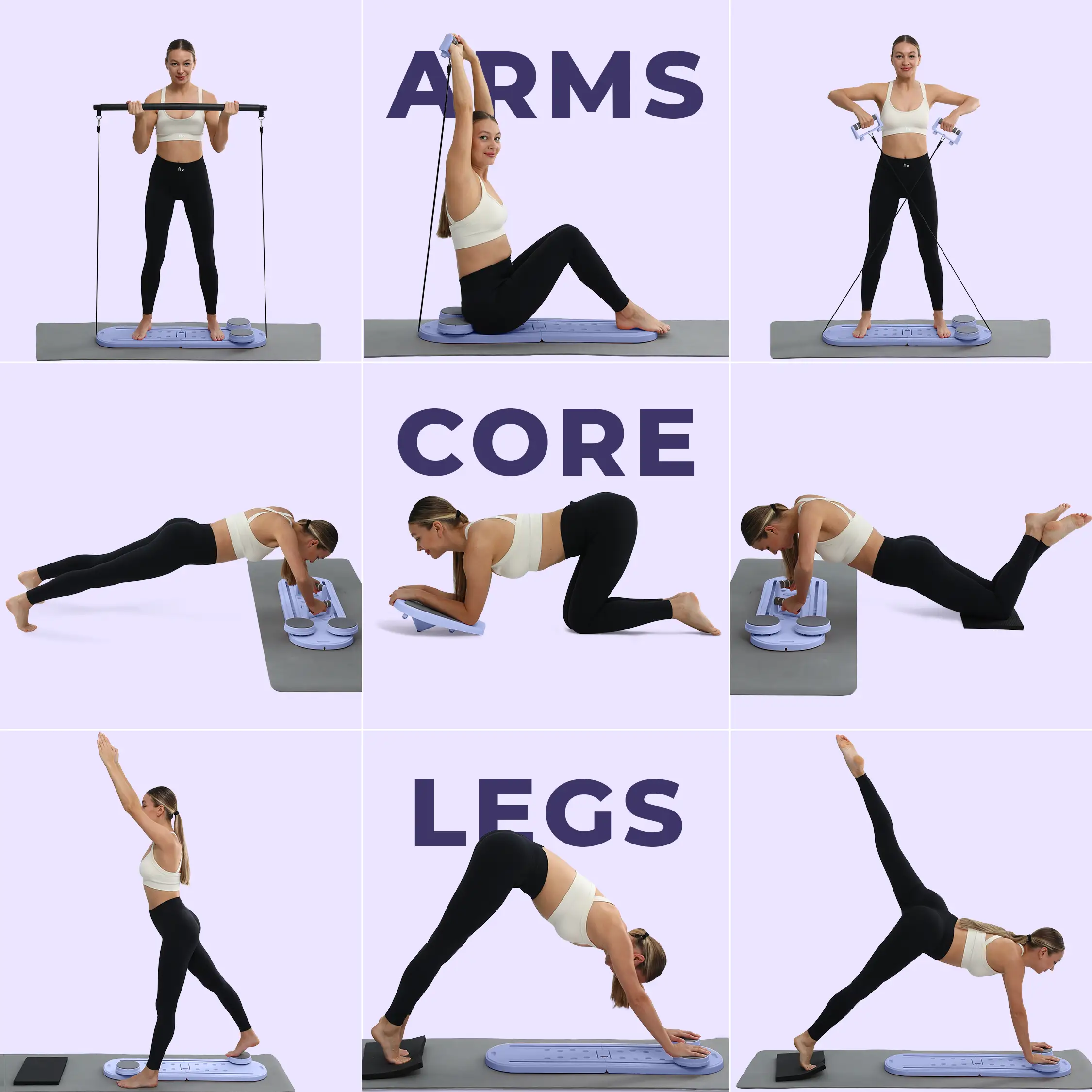 Portable Pilates Reformer Pro - Image 8